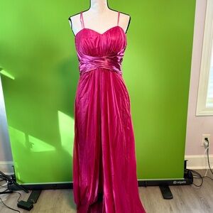 Elegant Pink Evening Gown
